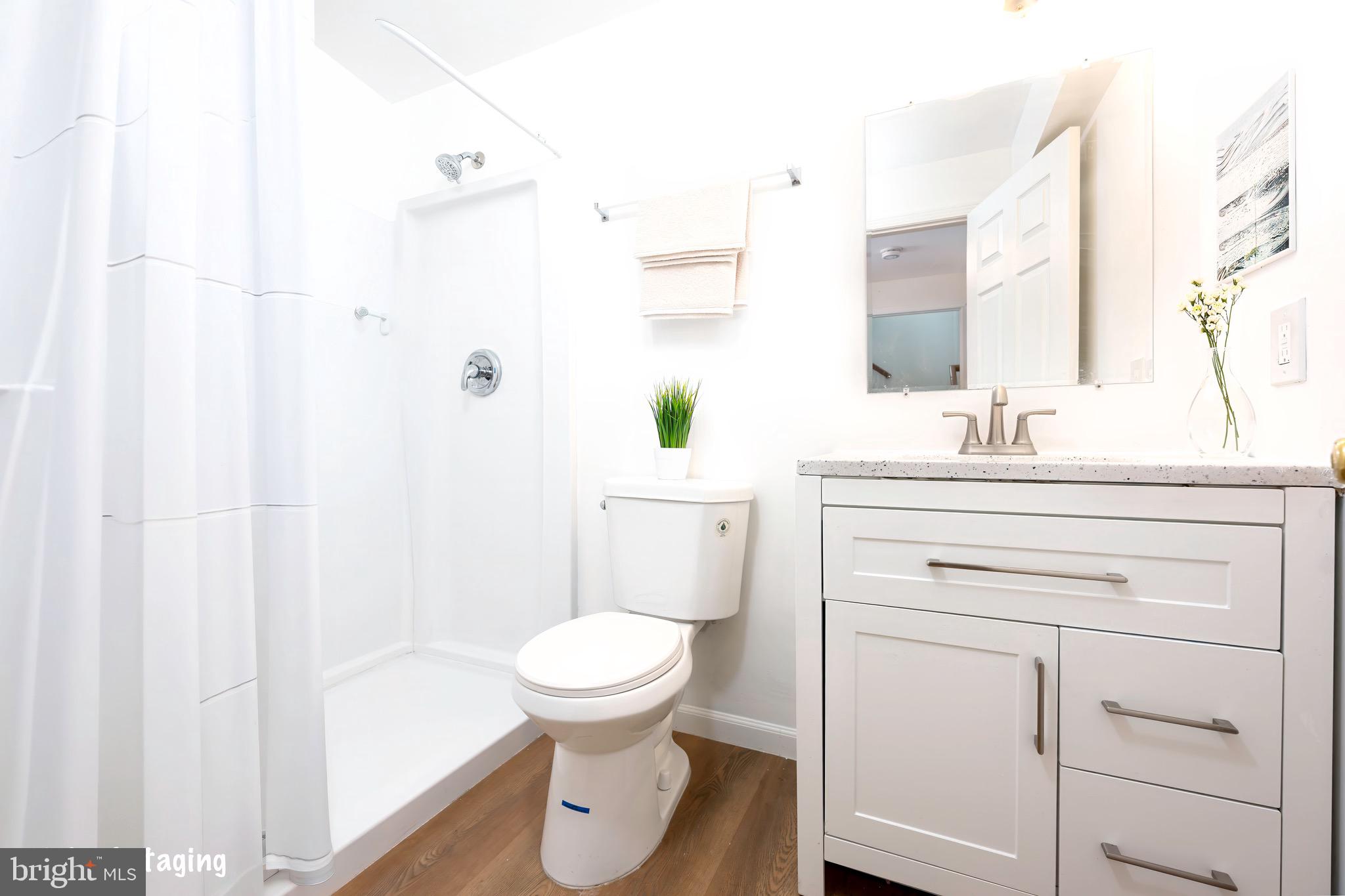 5490 Prince William Court Frederick, MD 21703 - Photo 13 of 25 Lower level full bath with wide walk-in shower