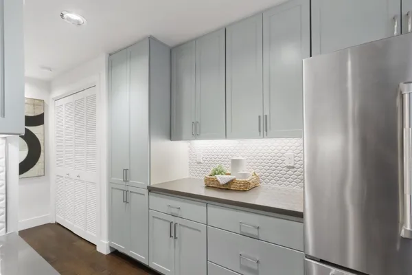 a view of a walk in closet