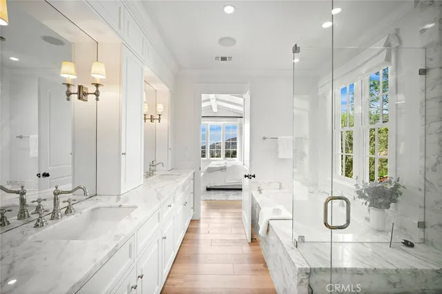 a balcony with furniture and city view