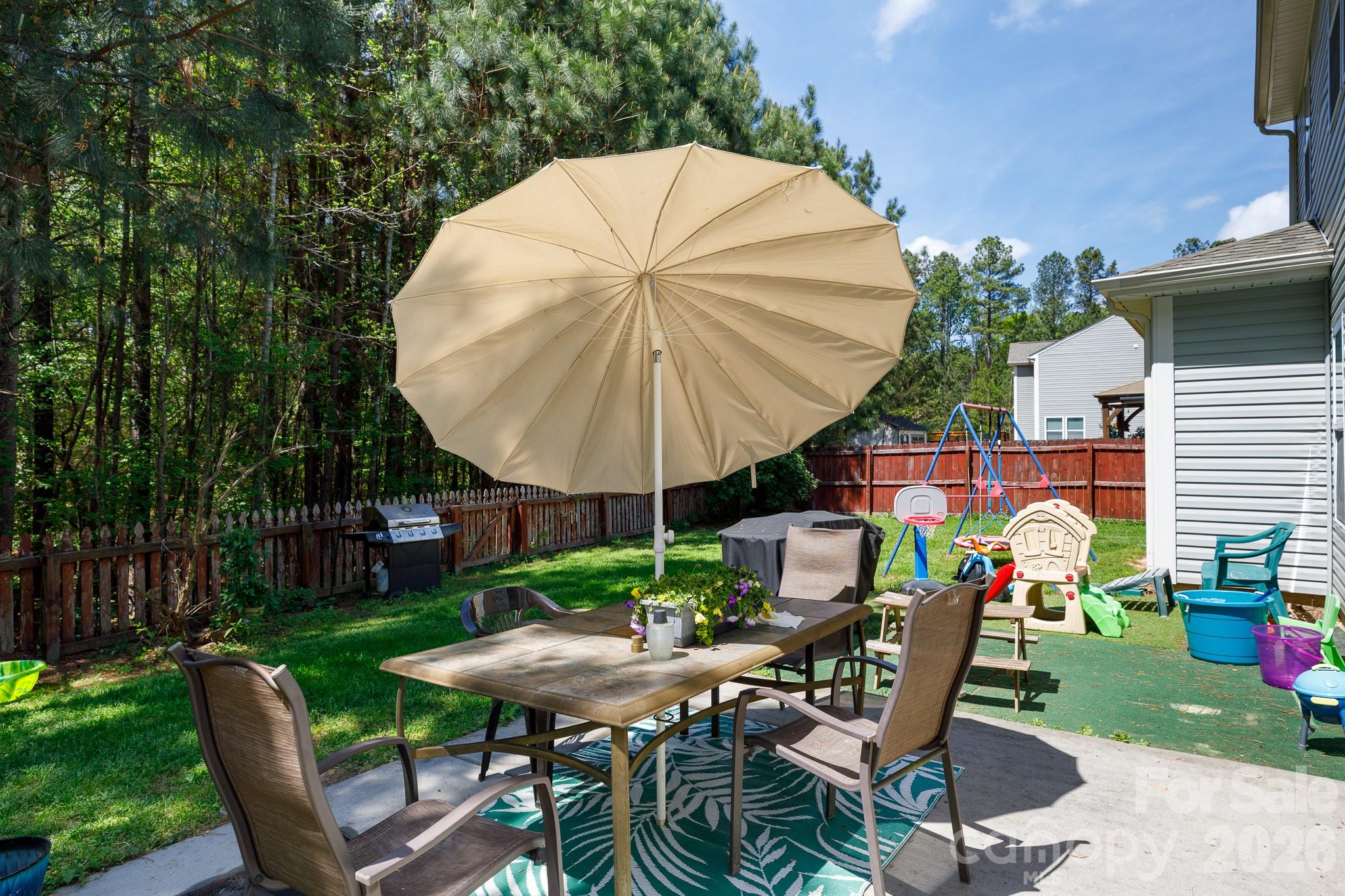 3121 Crosswind Drive Fort Mill, SC 29707 - Photo 29 of 31 a view of backyard with seating space and wooden fence