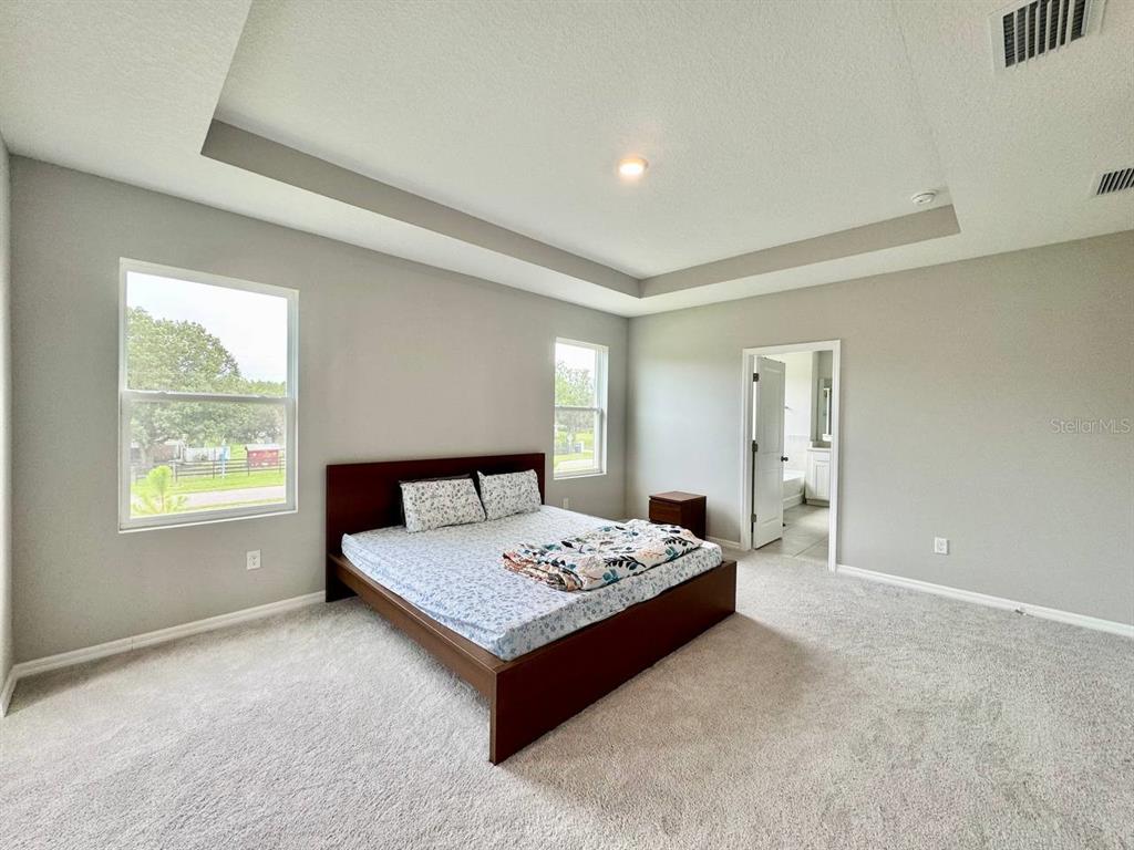 7724 Broad River Avenue Land O Lakes, FL 34638 - Photo 30 of 40 a living room with a bed furniture and a window