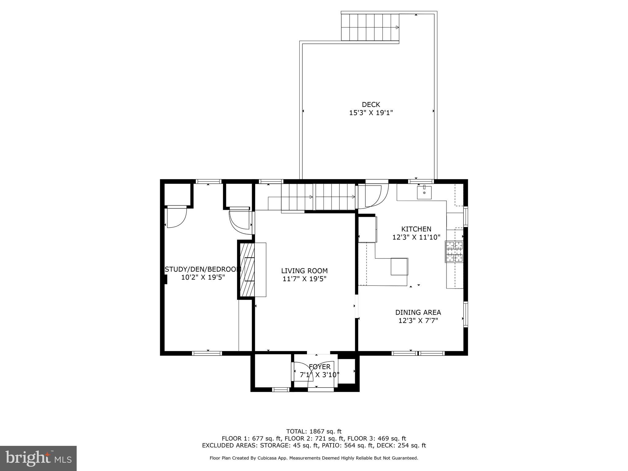 3808 North Pershing Drive Arlington, VA 22203 - Photo 40 of 42 a picture of a floor plan