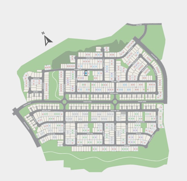 9113 The Ravine Way Austin, TX 78744 - Photo 5 of 15 Easton Park Site Map