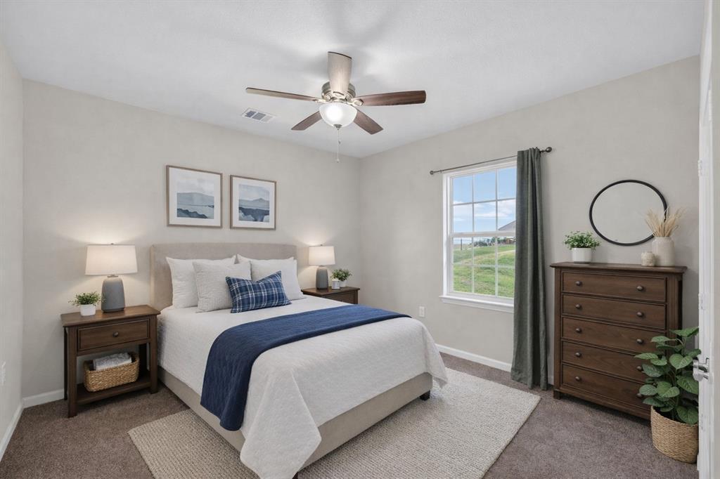 7613 Carter Ranch Road Azle, TX 76020 - Photo 14 of 37 Ceiling fans in all bedrooms! Virtually staged.