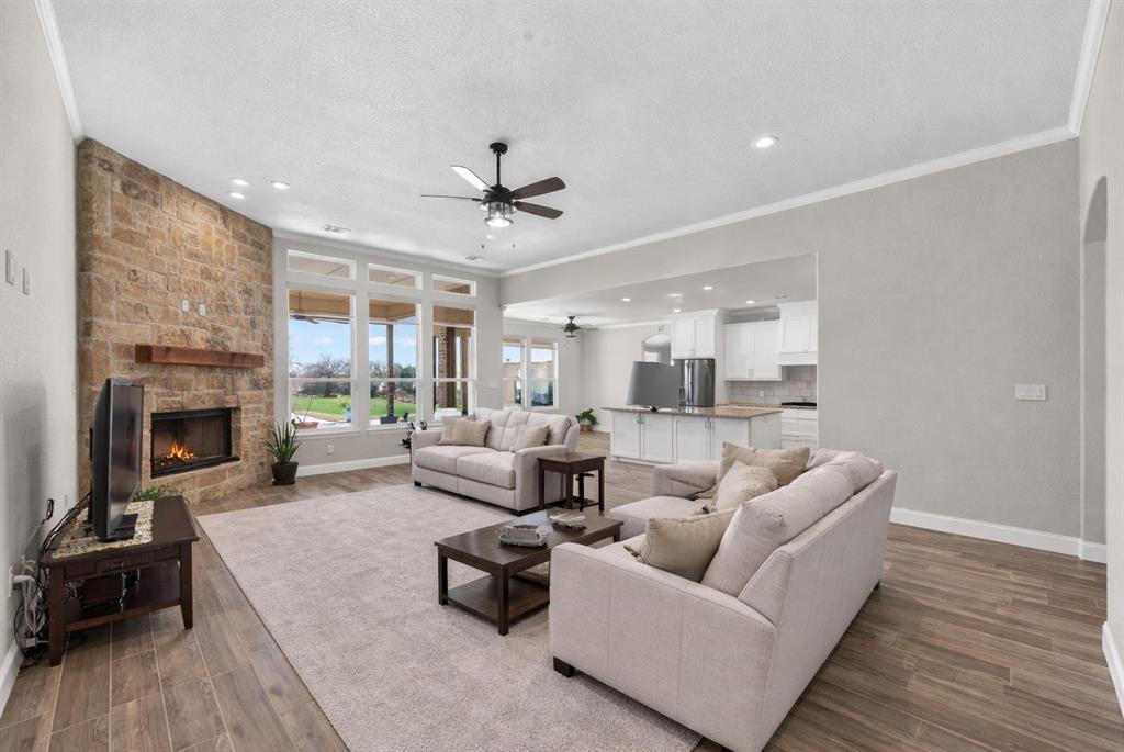 7613 Carter Ranch Road Azle, TX 76020 - Photo 4 of 37 Lots of natural lighting. Virtually staged.