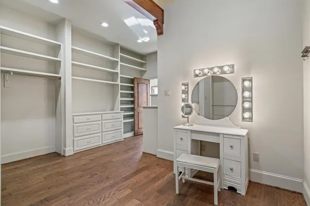 a room with furniture and a fireplace