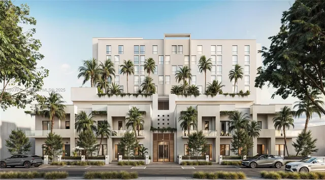 a view of a building with street view