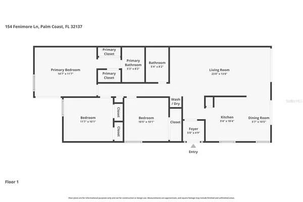 $350,000 | 154 Fenimore Lane, Unit A & B, Palm Coast, FL 32137