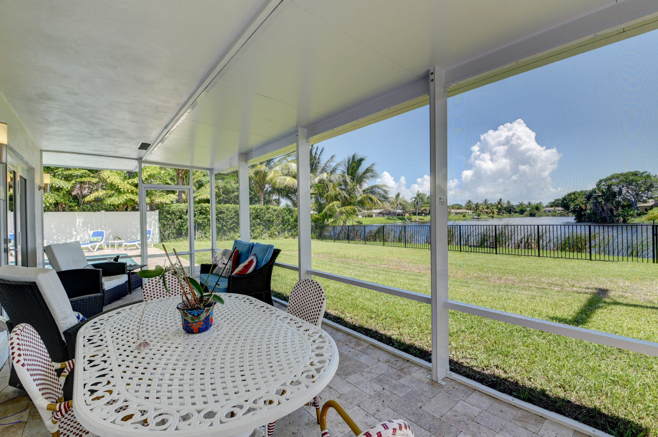 1068 Southwest 7th Street Boca Raton, FL 33486 - Photo 37 of 48 Screened Covered Patio