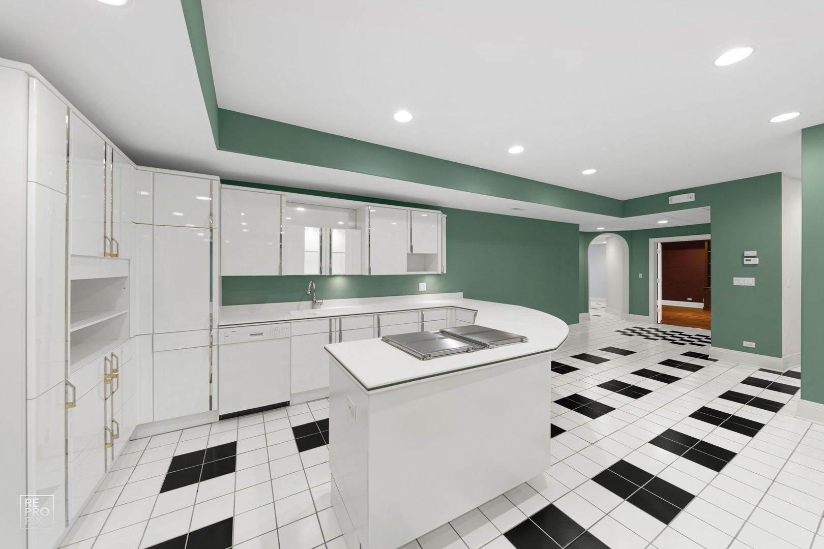 355 Flagg Court Hinsdale, IL 60521 - Photo 41 of 53 a kitchen that has a stove a sink and a refrigerator