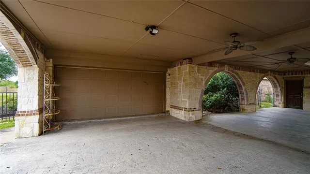a house view with a garden