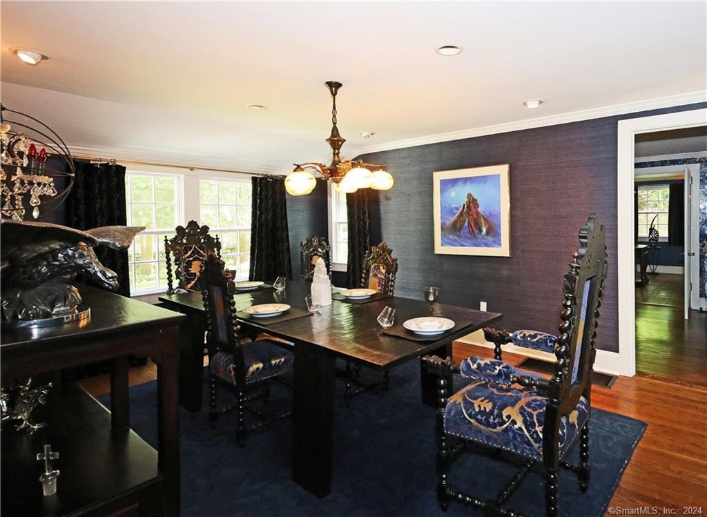 22 Ketcham Road Ridgefield, CT 06877 - Photo 31 of 40 a view of a dining room with furniture and wooden floor