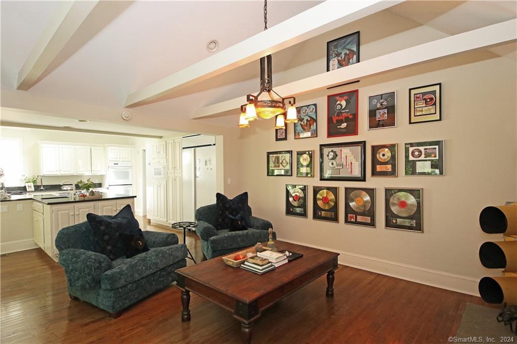 22 Ketcham Road Ridgefield, CT 06877 - Photo 38 of 40 a living room with furniture and view of kitchen