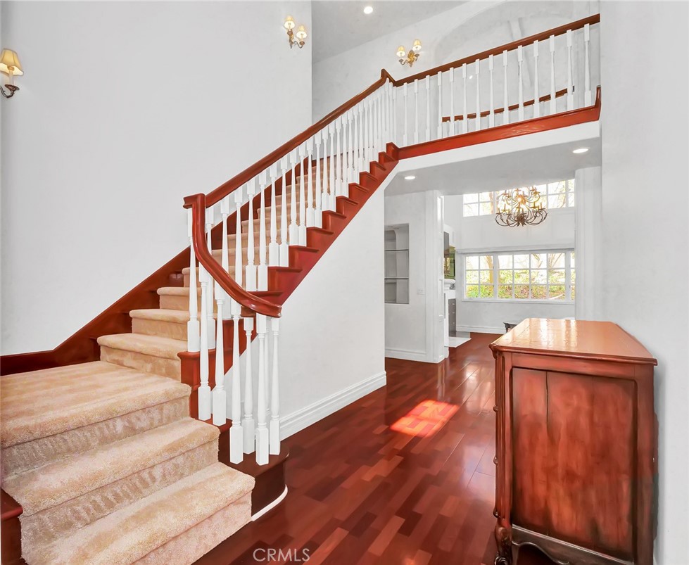 7 Hillcrest Meadows Rolling Hills Estates, CA 90274 - Photo 10 of 49 a view of entryway with wooden floor and door
