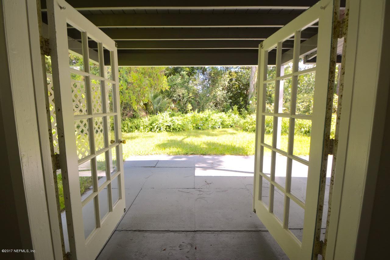 rear patio