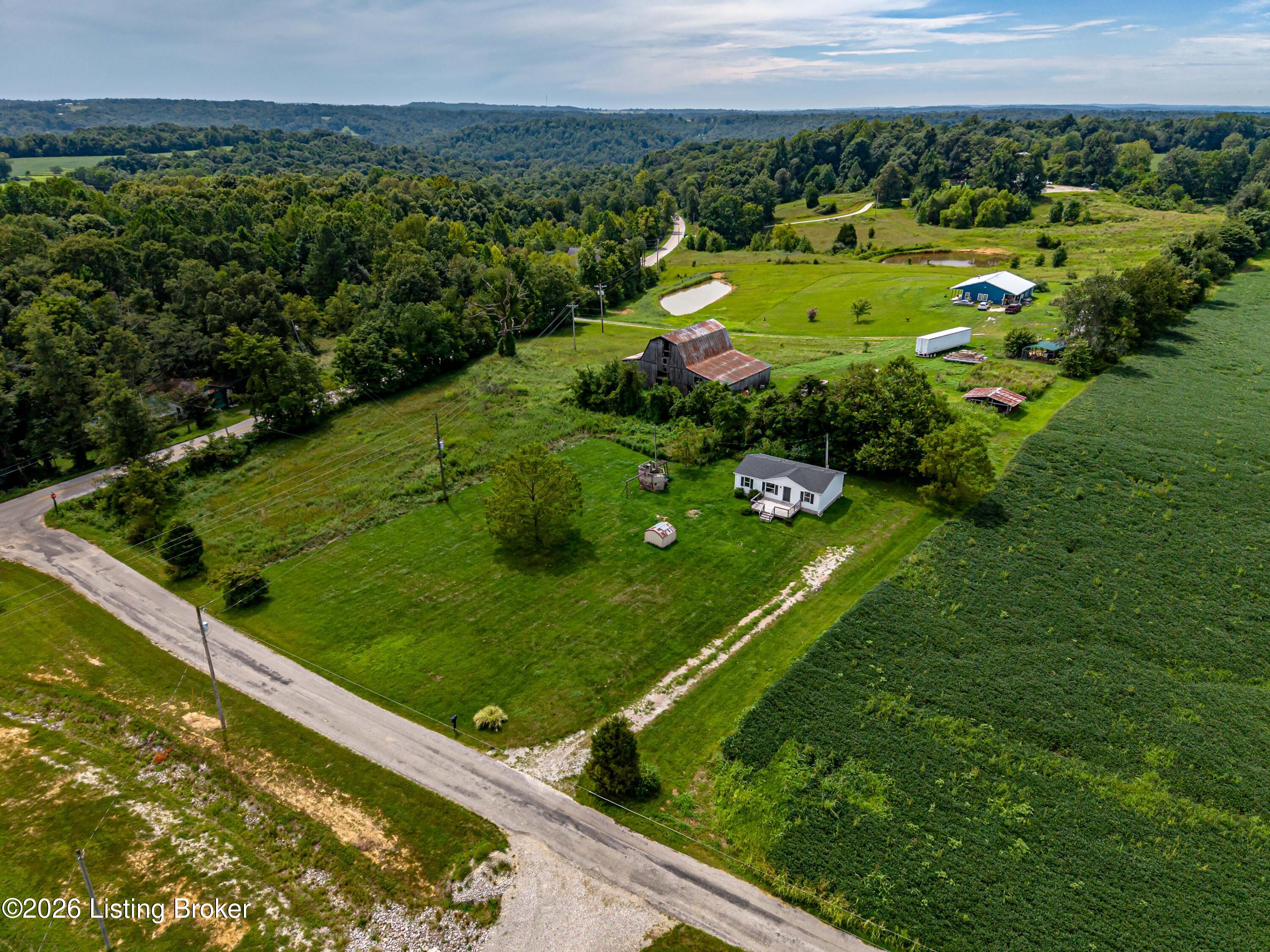 47 Hurt Road Webster, KY 40176 - Photo 15 of 47 16_Aerial_Road_and_Land