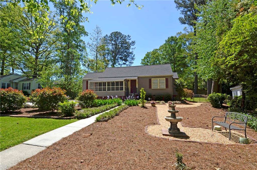 2453 Blackmon Drive Decatur, GA 30033 - Photo 1 of 1 a front view of a house with garden