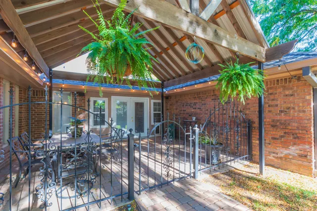 a bathroom with a bathtub and a sink