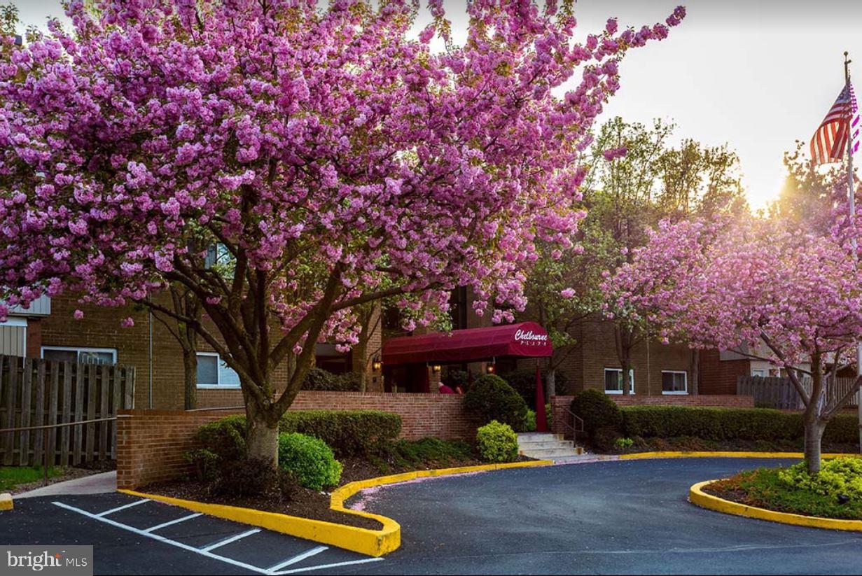 46 Township Line Road, Unit 215 Elkins Park, PA 19027 - Photo 14 of 17 a front view of a house with garden