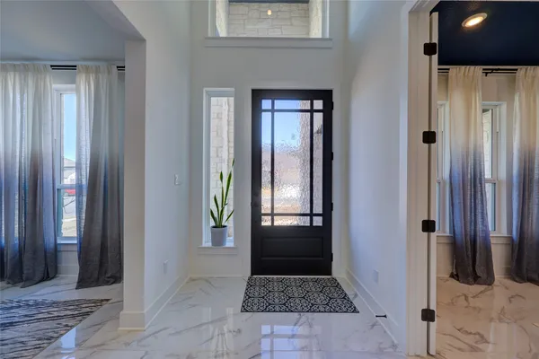 a view of front door