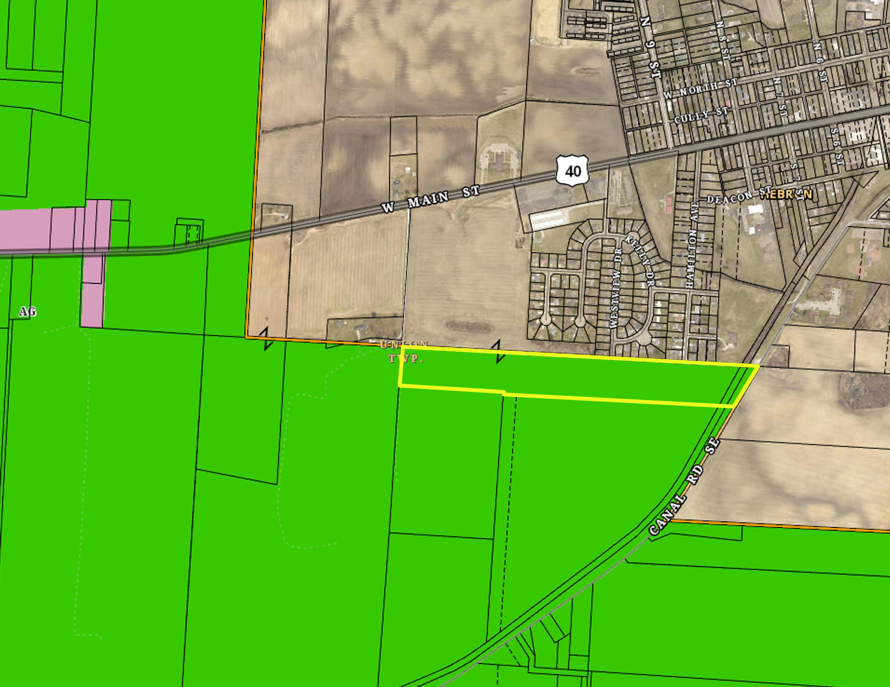 0 National Road Southeast Hebron, OH 43025 - Photo 9 of 12 Zoning Map Union Twnsp