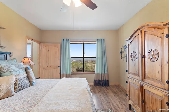 a view of a hallway with dining area