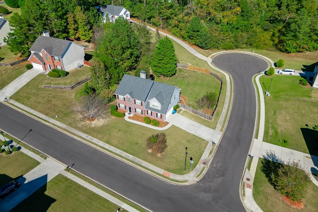 926 Red Wolf Court Dacula, GA 30019 - Photo 41 of 47 an aerial view of a residential houses with outdoor space