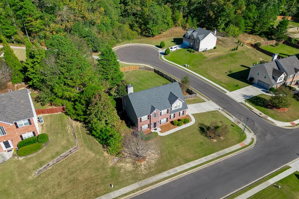926 Red Wolf Court Dacula, GA 30019 - Photo 42 of 47 an aerial view of a house with outdoor space