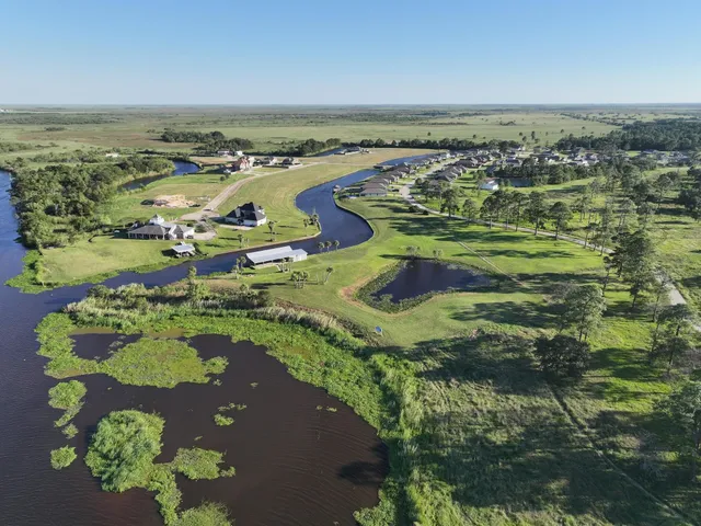 a view of a lake with a mountain in the background