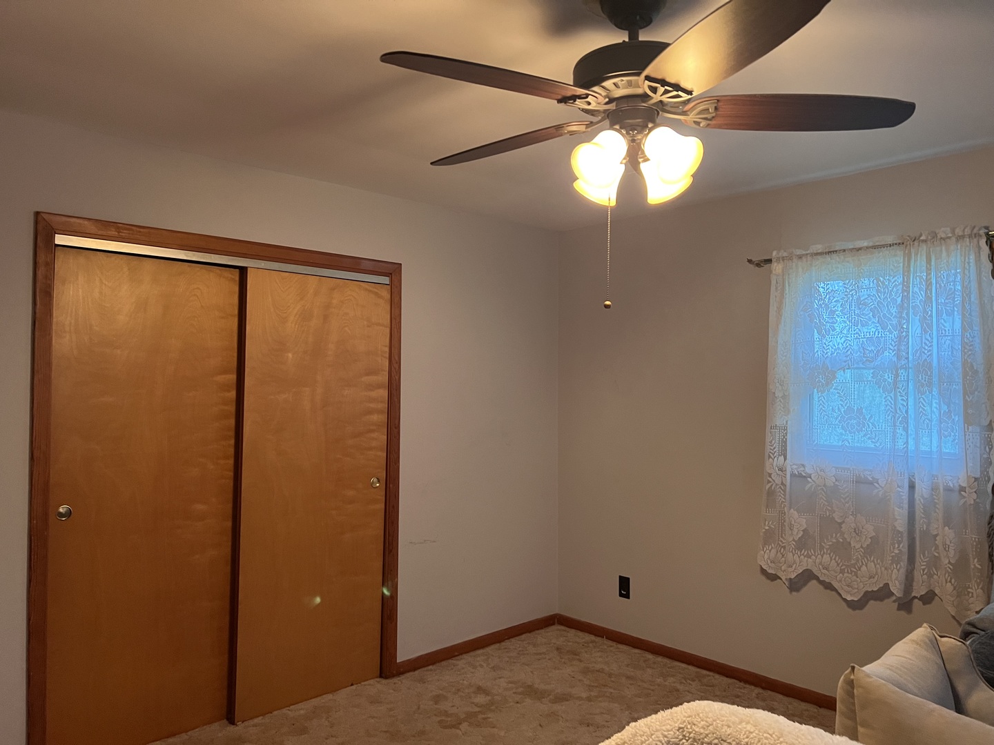 211 Hickory Drive Roberts, IL 60962 - Photo 7 of 14 a view of a livingroom with a ceiling fan and window