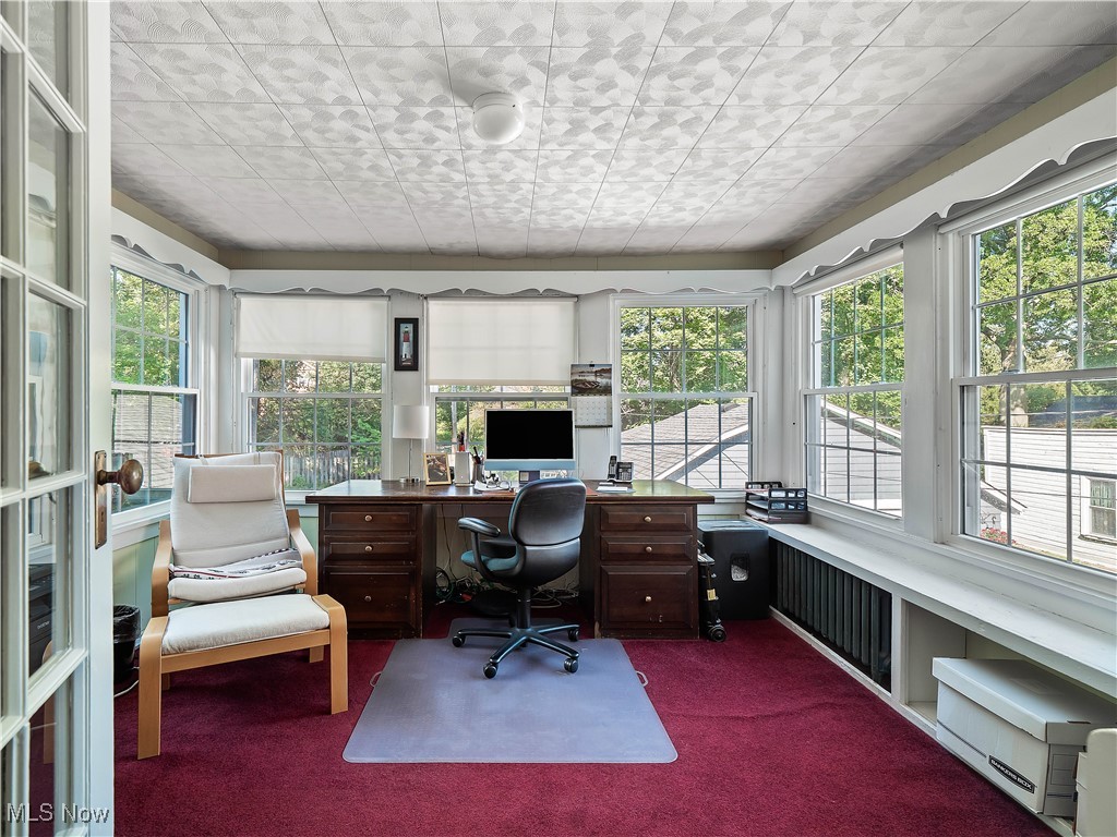 2842 Lee Road Cleveland, OH 44120 - Photo 16 of 44 Office space featuring carpet flooring and radiator heating unit