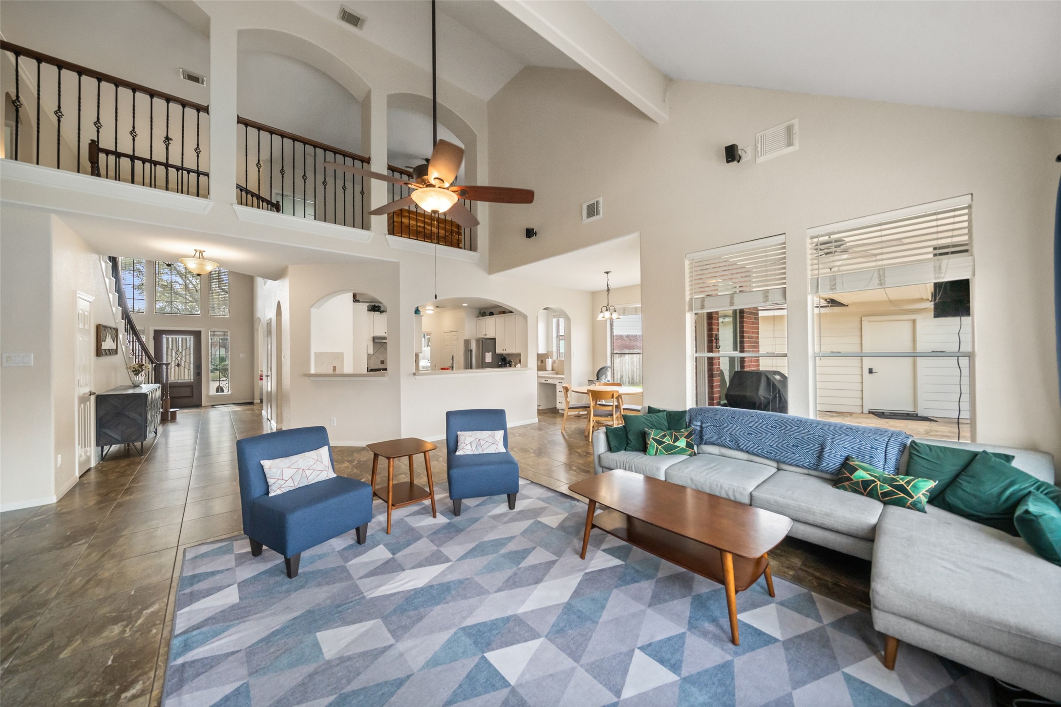 6010 Foxland Court Spring, TX 77379 - Photo 14 of 43 This view shows the open layout, and abundant natural light the home offers.