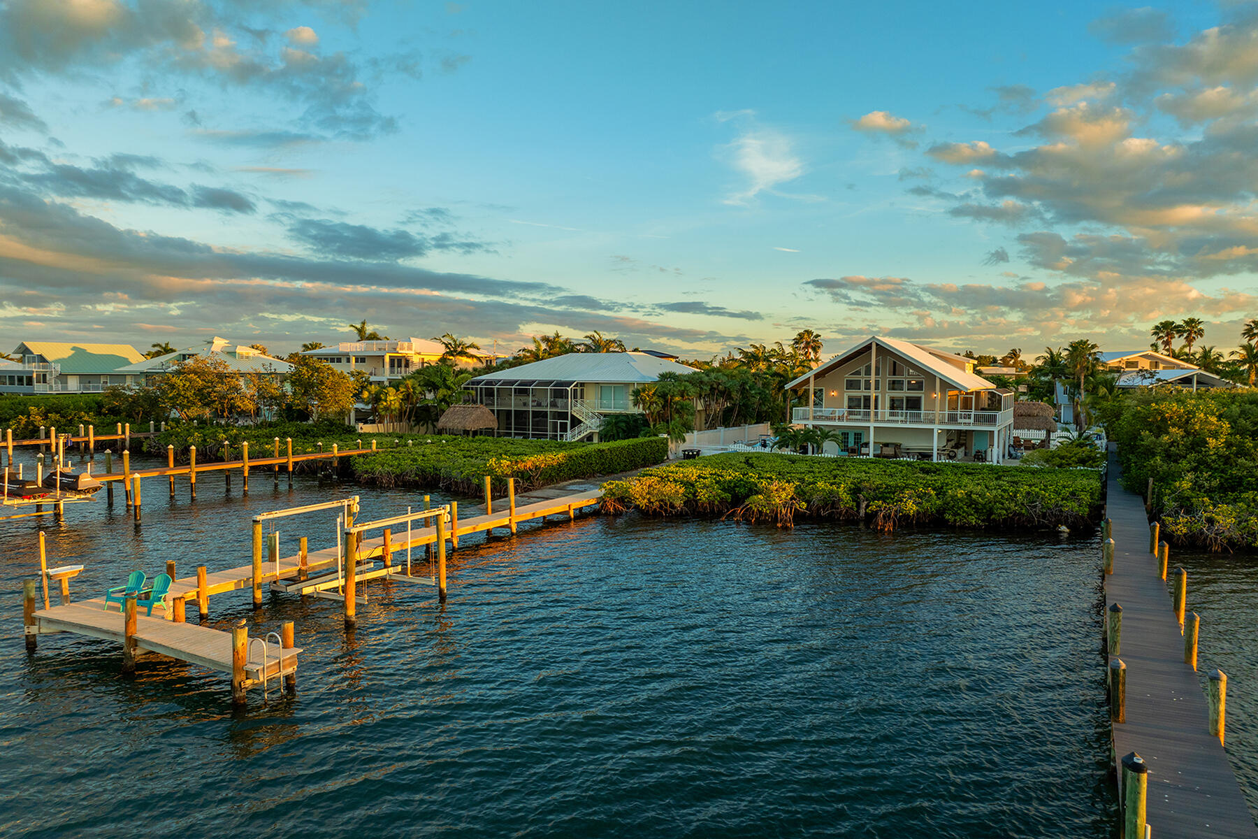 Dock to house views