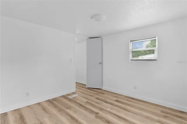 wooden floor in a room