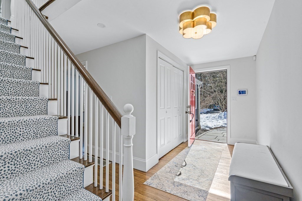 71 Fuller Brook Road Wellesley, MA 02482 - Photo 3 of 24 a view of an entryway with wooden floor