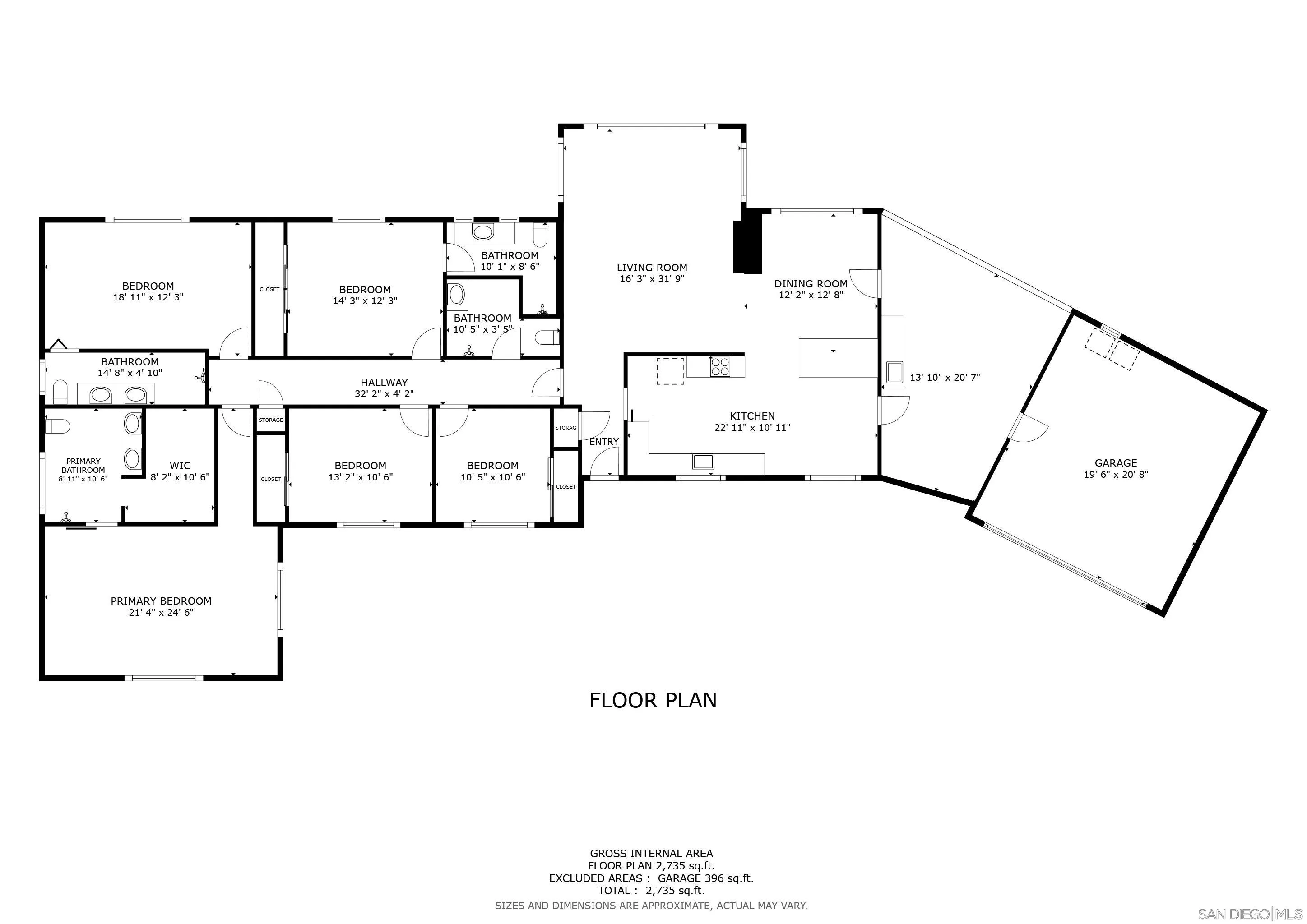 10420 Loma Rancho Drive Spring Valley, CA 91978 - Photo 40 of 41 a picture of a floor plan