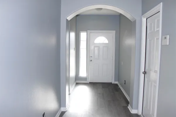 a view of a room with window