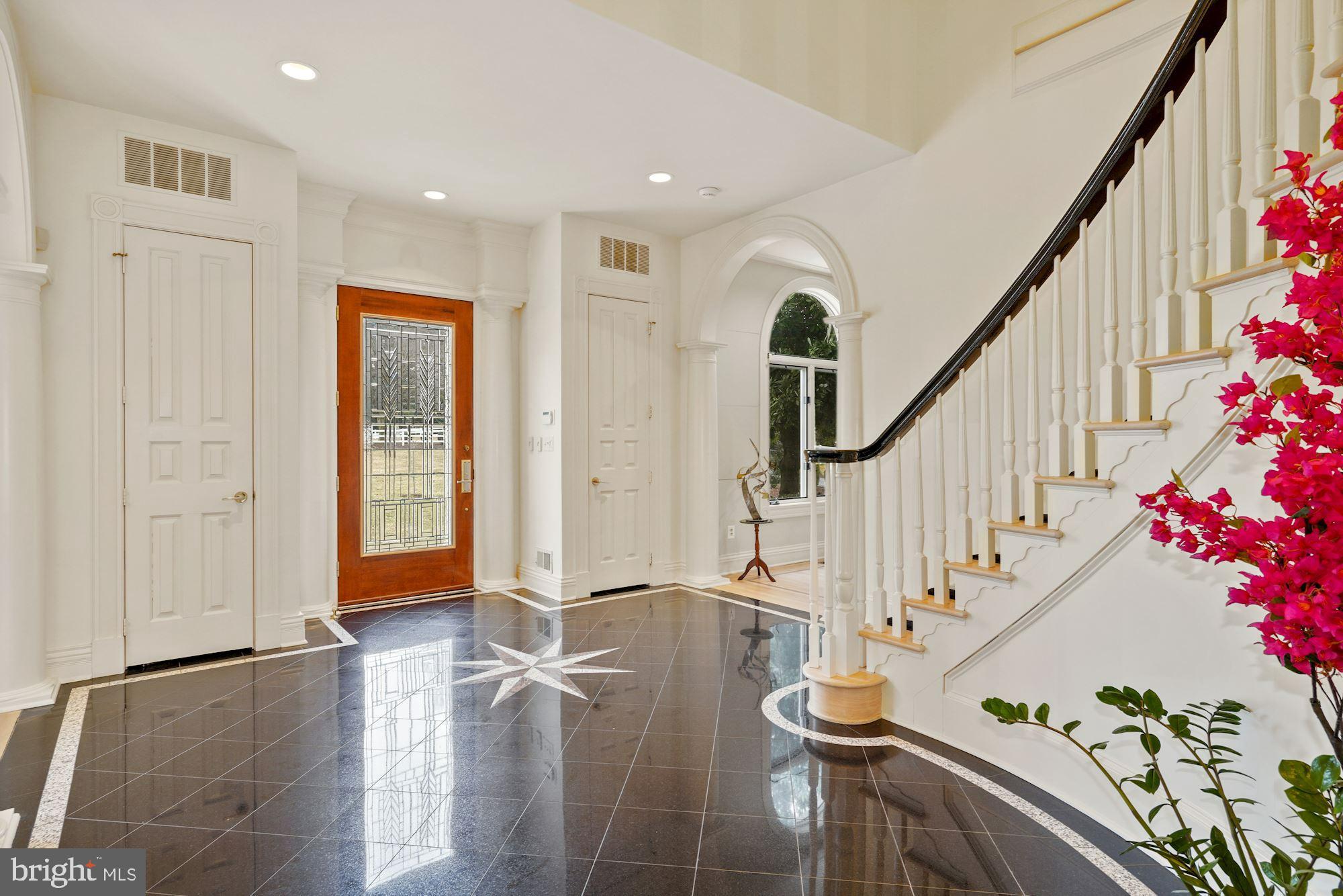 11505 Glen Road Potomac, MD 20854 - Photo 7 of 66 Stunning granite floors w beautiful inlay