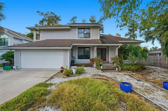 a front view of a house with porch