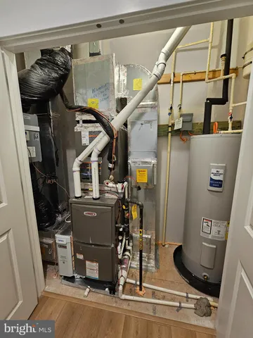 a view of a balcony with wooden floor
