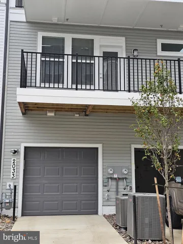 a front view of a multi story building