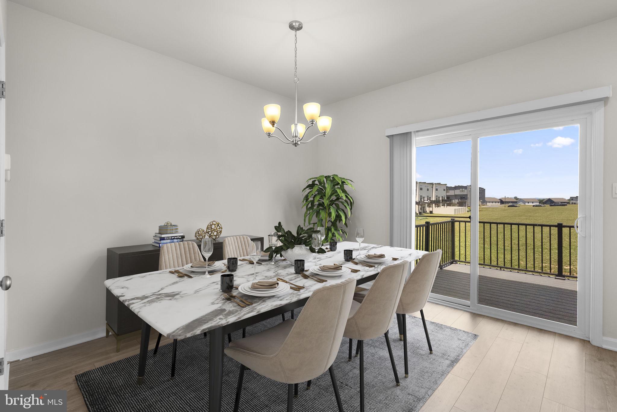 861 Amity Street Frederick, MD 21701 - Photo 16 of 48 Virtual Staged Dining Area