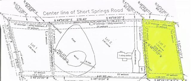 0 Short Springs Road Tullahoma, TN 37388 - Photo 1 of 2 Gallery Image 1