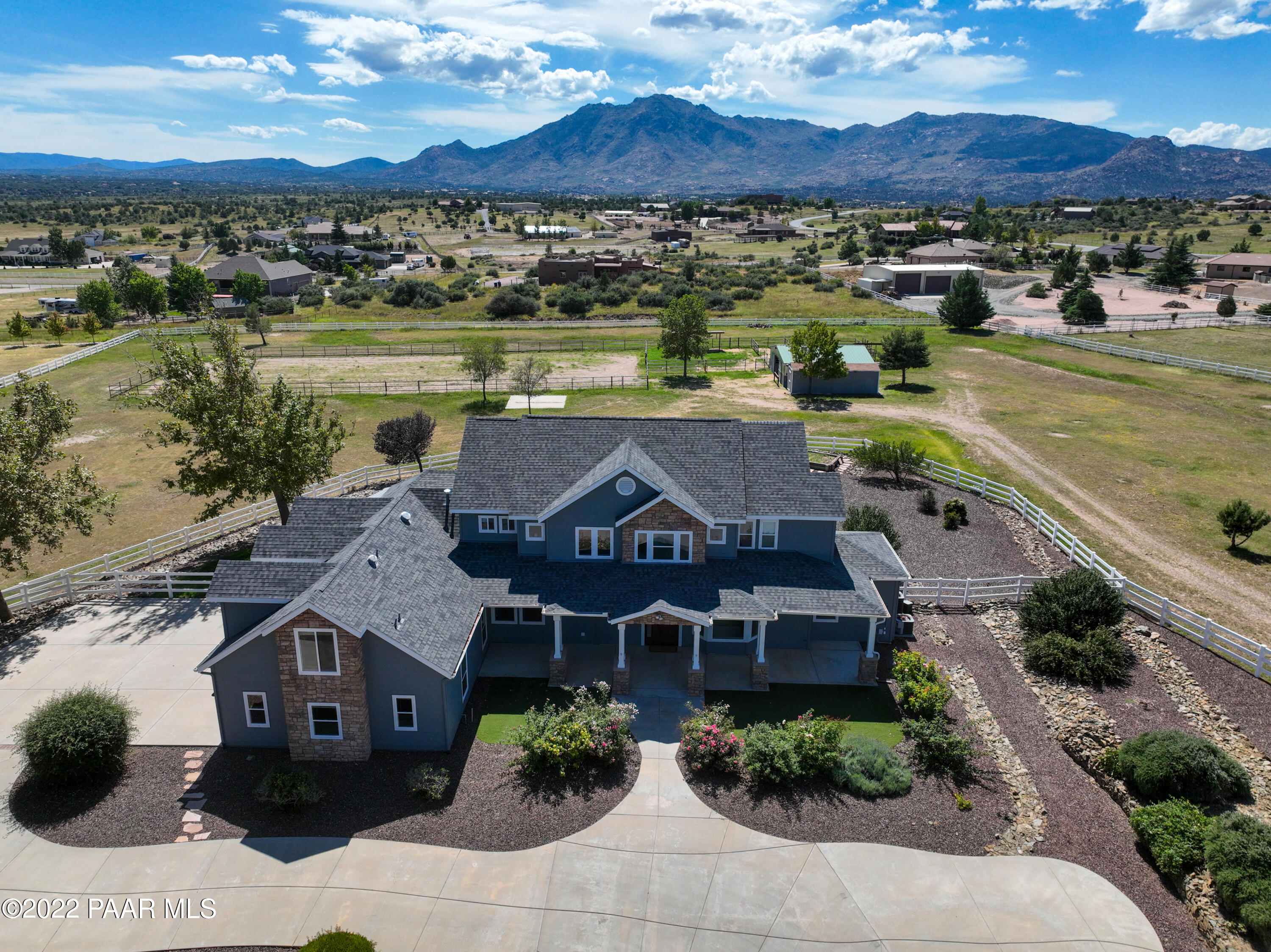 3875 Friendly Meadow Road Prescott, AZ 86305 - Photo 3 of 68 Aerial Front View