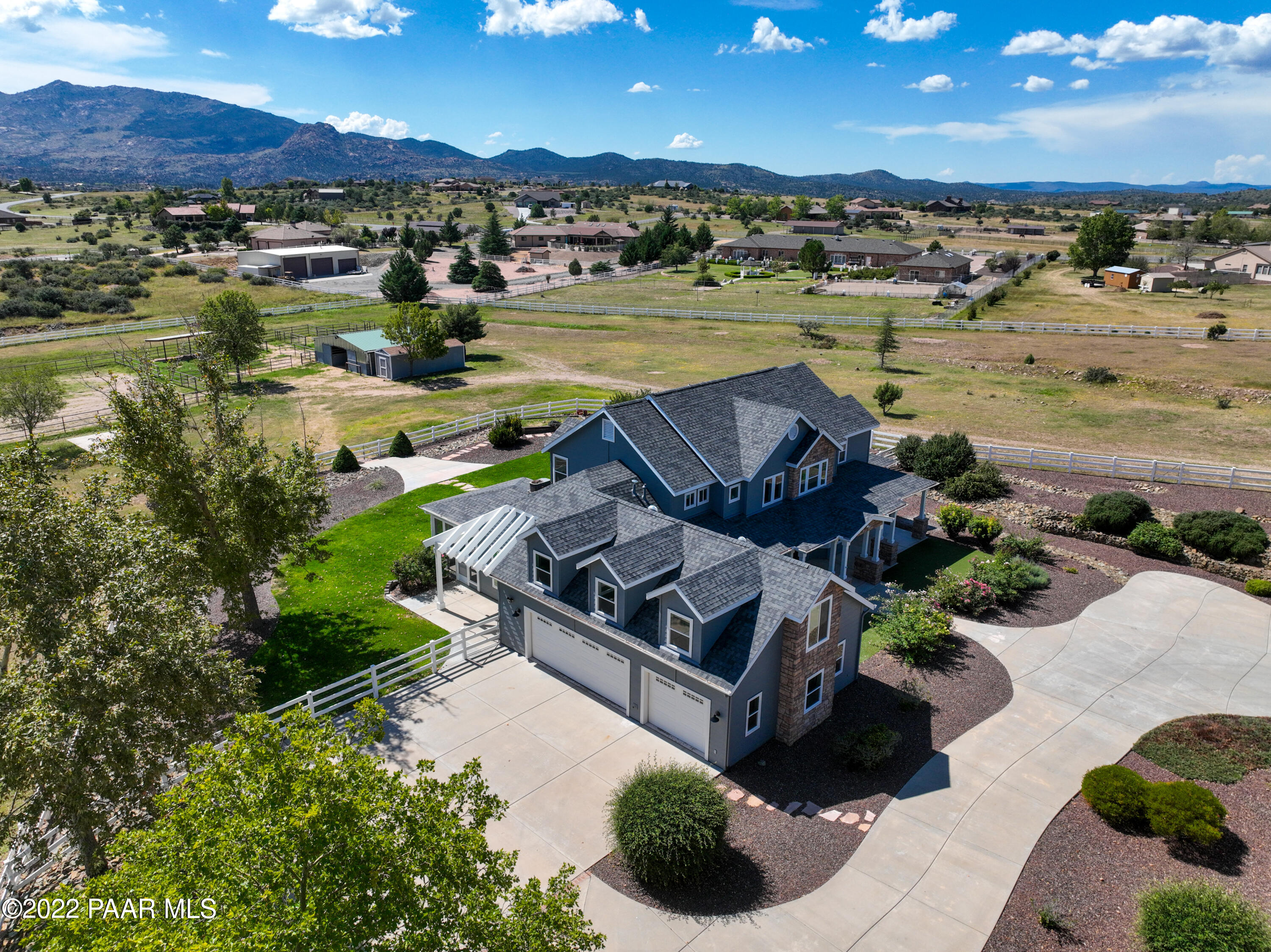 3875 Friendly Meadow Road Prescott, AZ 86305 - Photo 4 of 68 Aerial View Garage Side