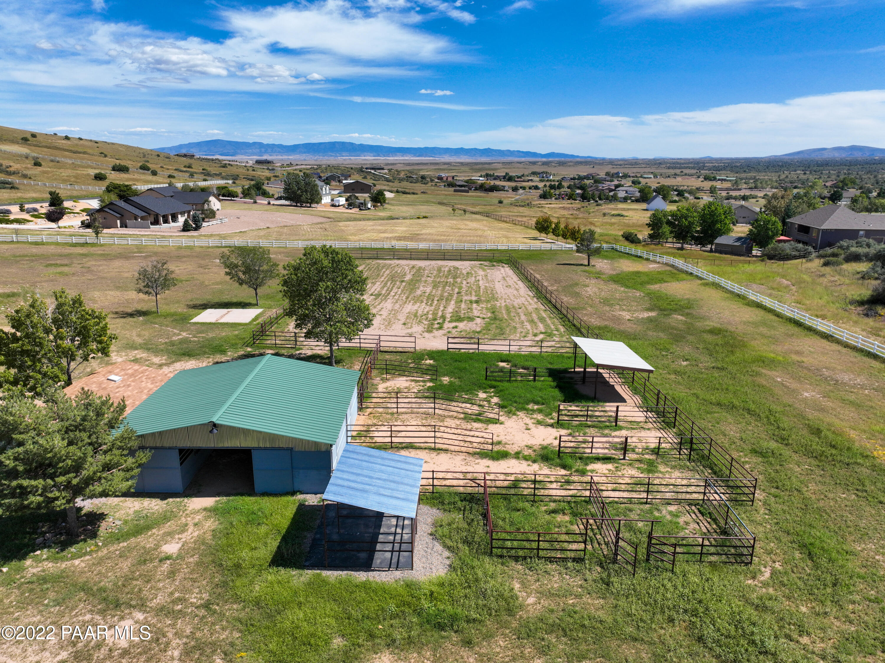 3875 Friendly Meadow Road Prescott, AZ 86305 - Photo 55 of 68 Aerial Barn