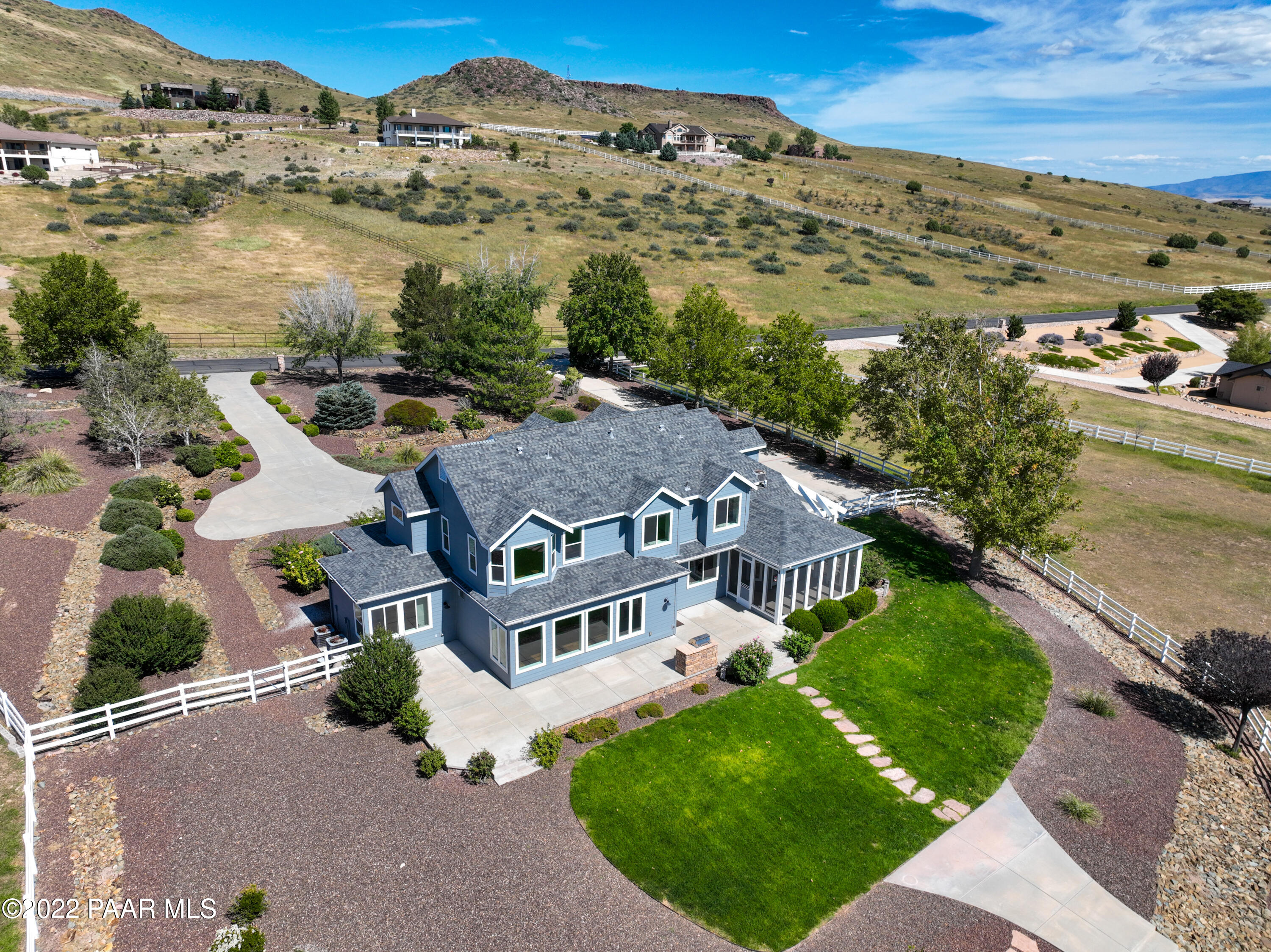 3875 Friendly Meadow Road Prescott, AZ 86305 - Photo 59 of 68 Aerial View Bacl