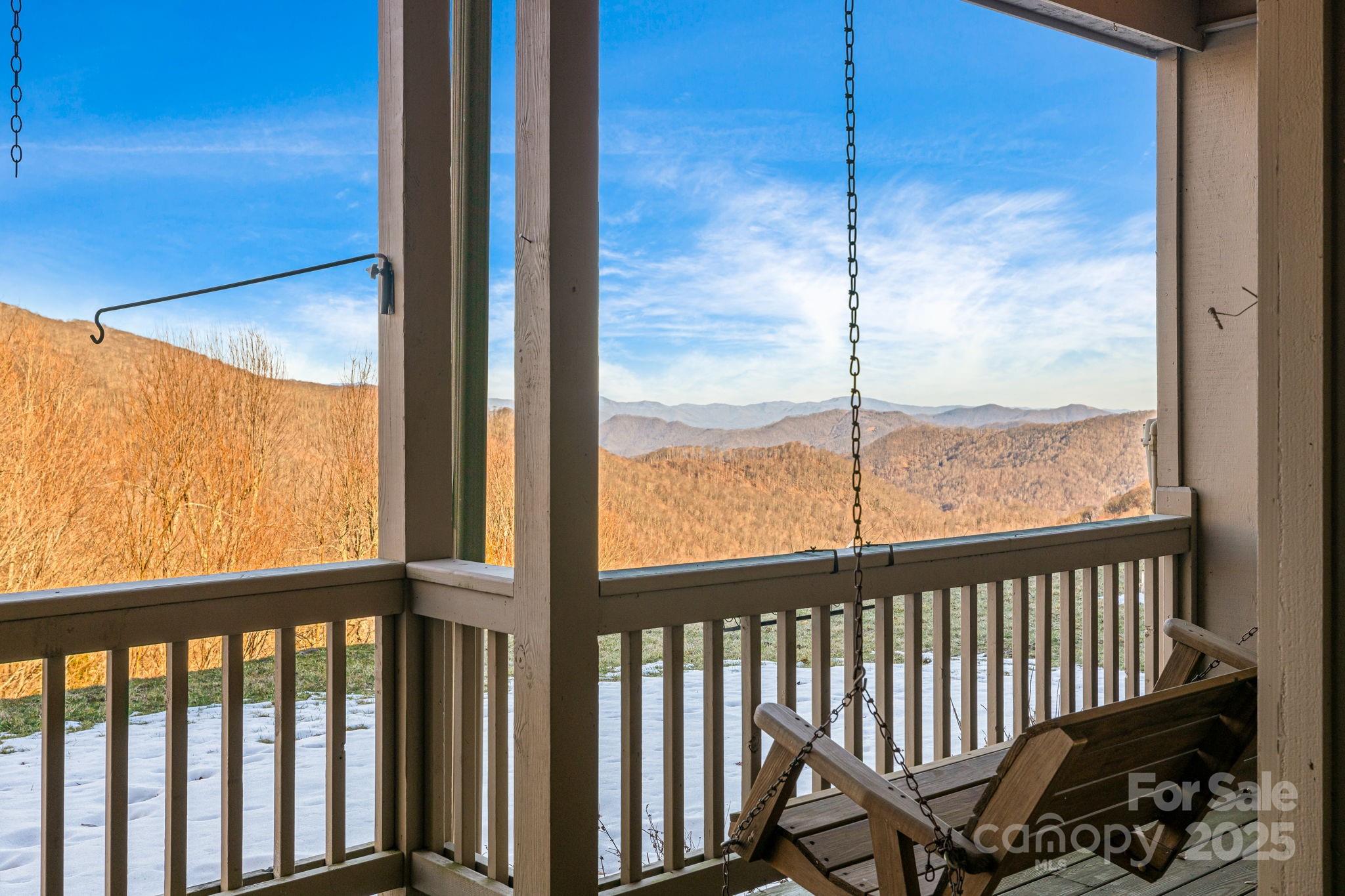 2521 Wolf Laurel Road, Unit 104 Mars Hill, NC 28754 - Photo 21 of 47 a view of a balcony