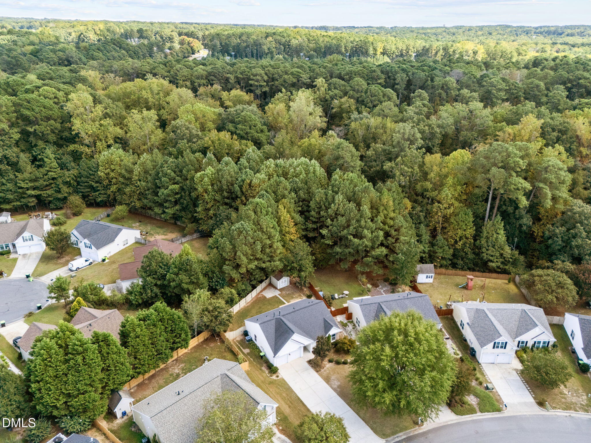 104 Saddle River Road Apex, NC 27502 - Photo 34 of 42 an aerial view of a house with a yard