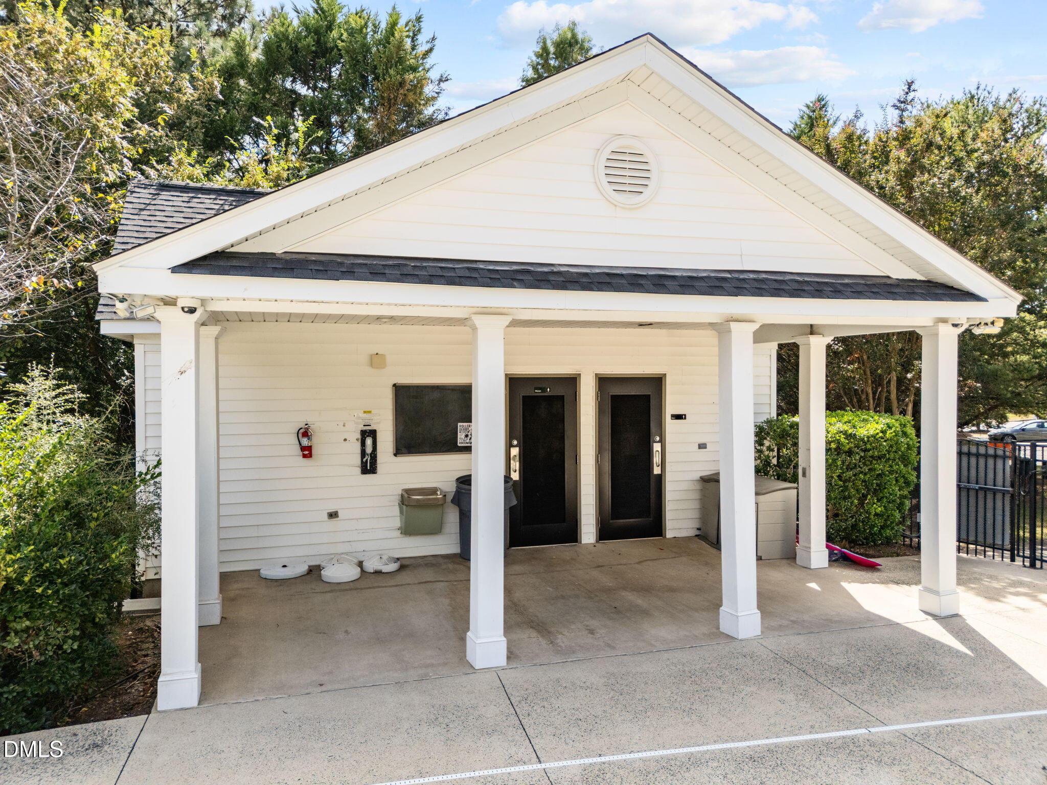 104 Saddle River Road Apex, NC 27502 - Photo 41 of 42 a view of a house with a outdoor space